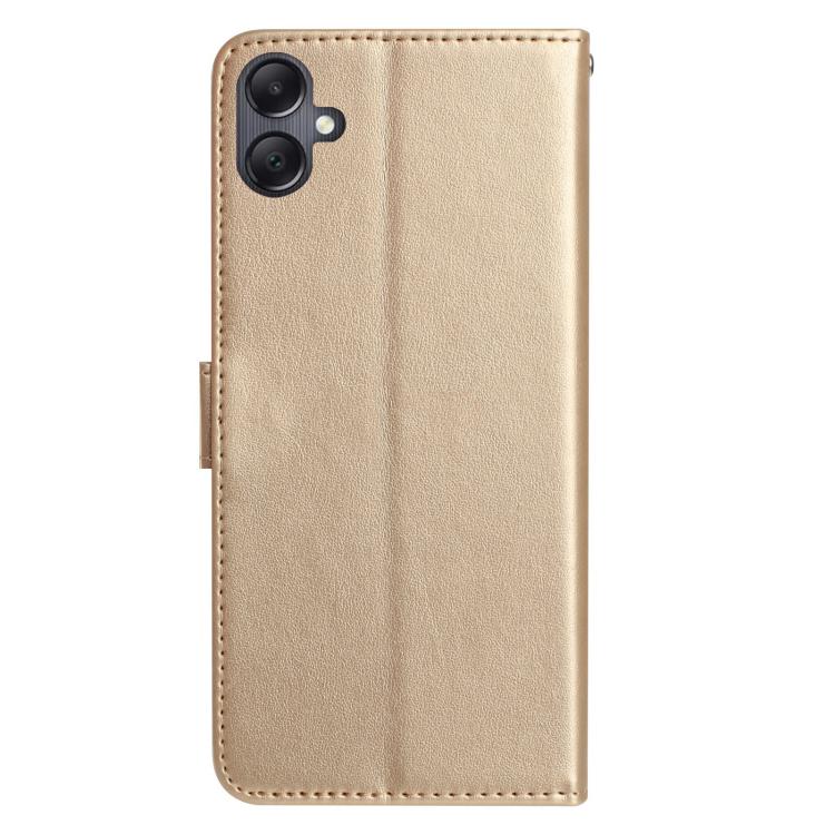 For Samsung Galaxy A05 Rose Flower Embossing Pattern Leather Phone Case