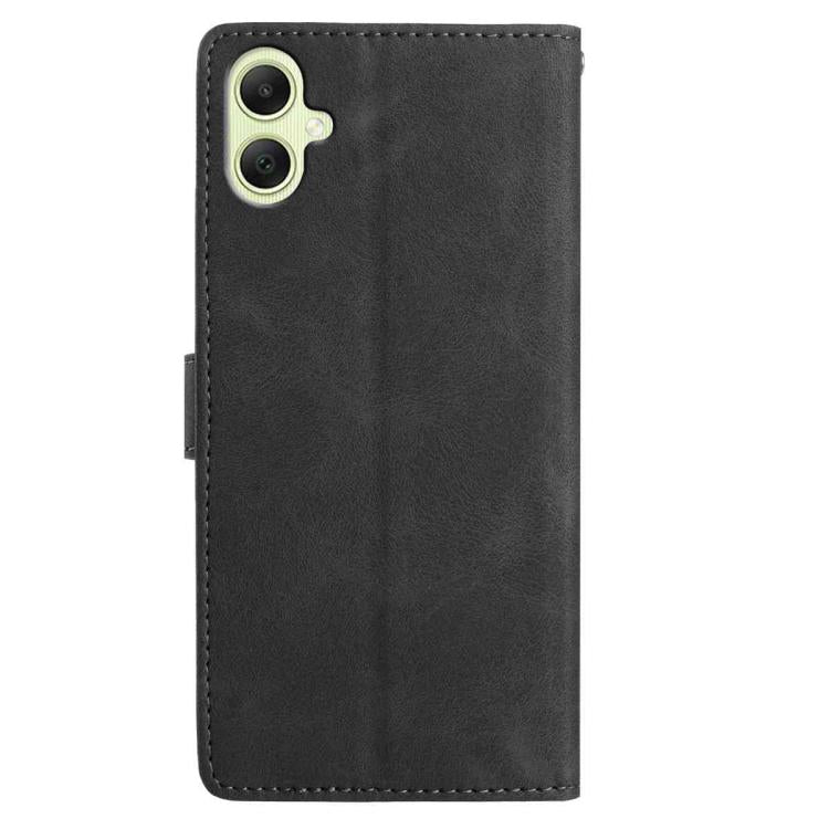 For Samsung Galaxy A05 Rose Flower Embossing Pattern Leather Phone Case