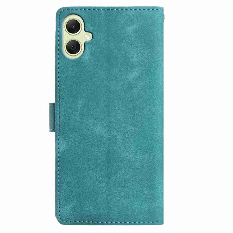 For Samsung Galaxy A05 Rose Flower Embossing Pattern Leather Phone Case