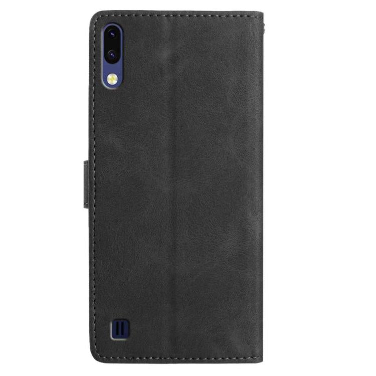 For Samsung Galaxy A10 / M10 Rose Flower Embossing Pattern Leather Phone Case
