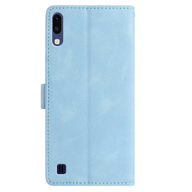 For Samsung Galaxy A10 / M10 Rose Flower Embossing Pattern Leather Phone Case