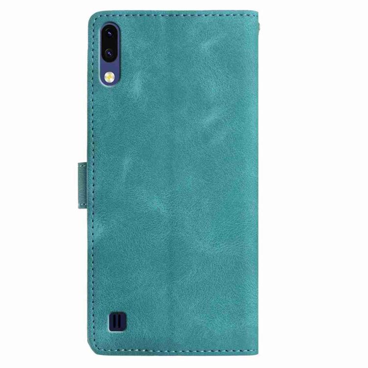 For Samsung Galaxy A10 / M10 Rose Flower Embossing Pattern Leather Phone Case