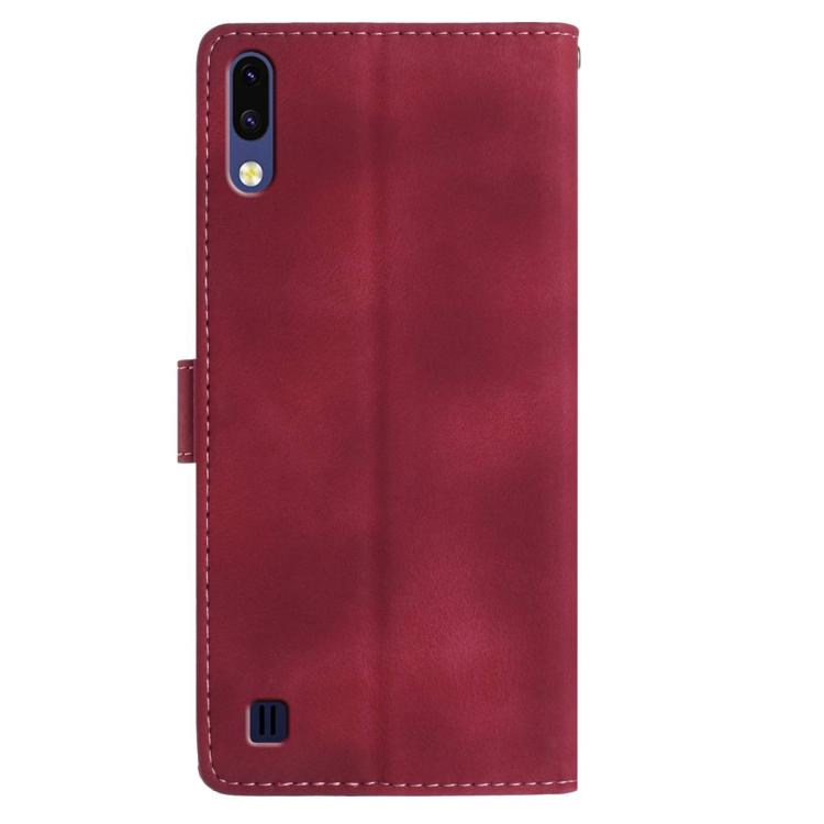 For Samsung Galaxy A10 / M10 Rose Flower Embossing Pattern Leather Phone Case