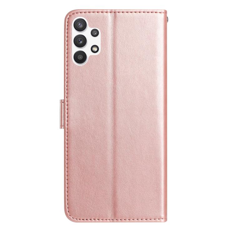 For Samsung Galaxy A13 4G Rose Flower Embossing Pattern Leather Phone Case