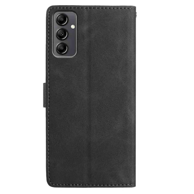 For Samsung Galaxy A14 Rose Flower Embossing Pattern Leather Phone Case