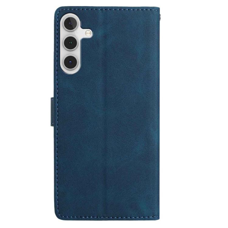 For Samsung Galaxy A17 Rose Flower Embossing Pattern Leather Phone Case