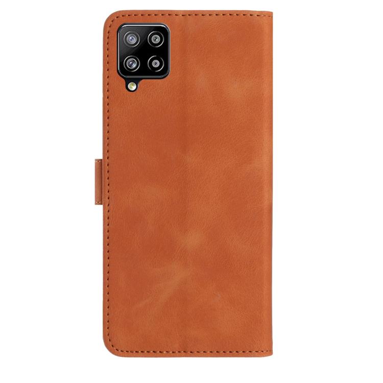 For Samsung Galaxy A22 Rose Flower Embossing Pattern Leather Phone Case