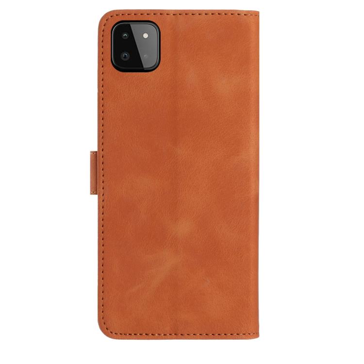 For Samsung Galaxy A22 5G Rose Flower Embossing Pattern Leather Phone Case
