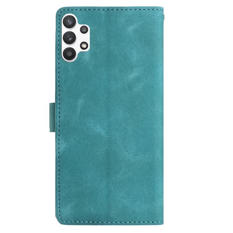 For Samsung Galaxy A32 Rose Flower Embossing Pattern Leather Phone Case