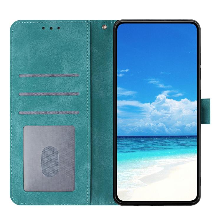 For Samsung Galaxy A32 Rose Flower Embossing Pattern Leather Phone Case