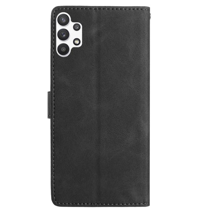 For Samsung Galaxy A32 5G Rose Flower Embossing Pattern Leather Phone Case