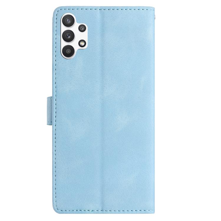 For Samsung Galaxy A32 5G Rose Flower Embossing Pattern Leather Phone Case