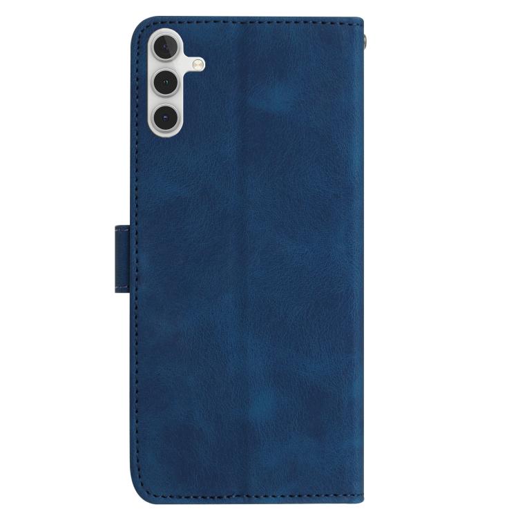 For Samsung Galaxy A34 Rose Flower Embossing Pattern Leather Phone Case