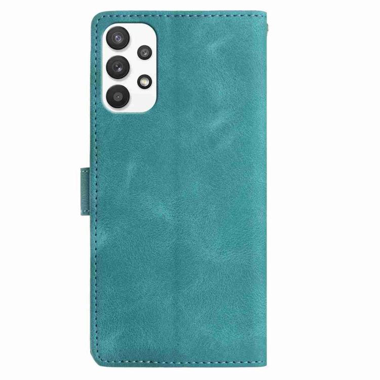 For Samsung Galaxy A53 Rose Flower Embossing Pattern Leather Phone Case