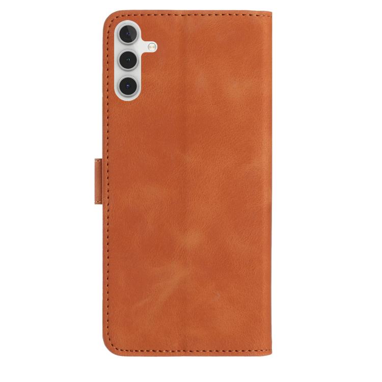 For Samsung Galaxy A57 5G Rose Flower Embossing Pattern Leather Phone Case