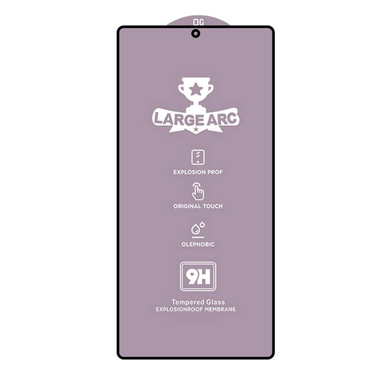 For Samsung Galaxy S25 Ultra 5G 9H 0.18mm High Aluminum Large Arc Tempered Glass Film, Support Fingerprint Unlocking