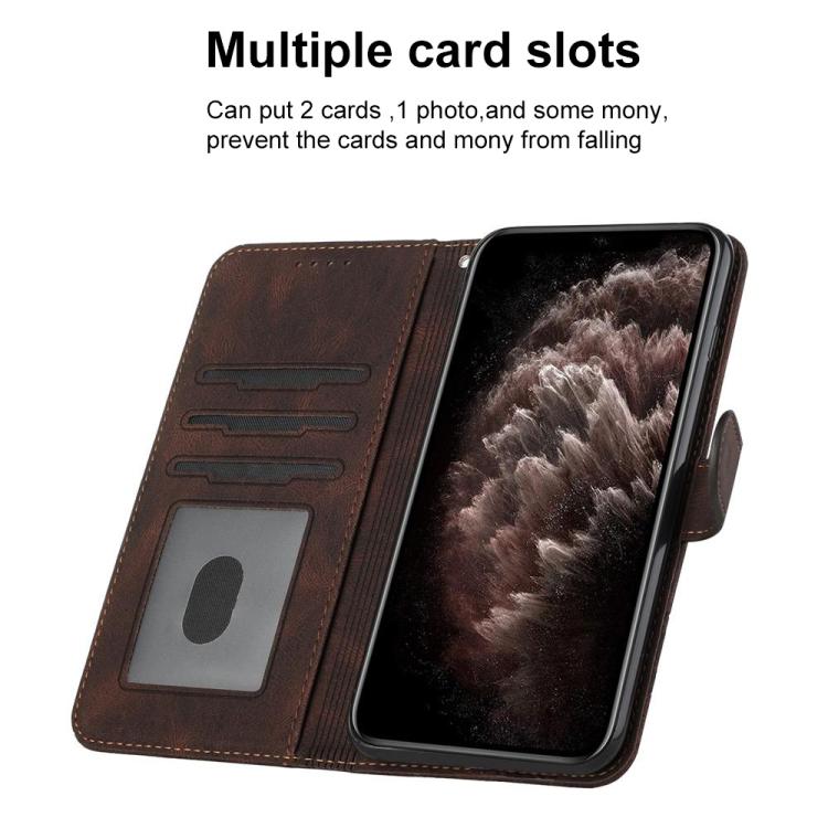 For OnePlus Turbo 6 / 6V Cubic Skin Feel Flip Leather Phone Case