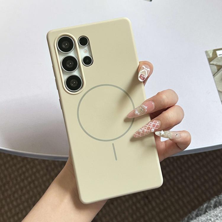 For Samsung Galaxy S24 5G 3-Side Coverage Thin Circle MagSafe Phone Case
