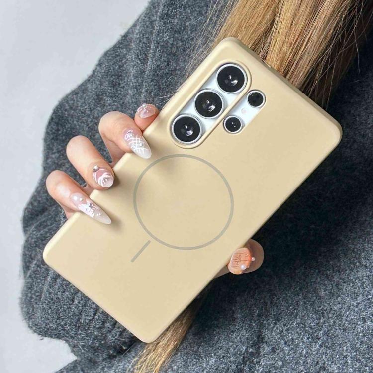 For Samsung Galaxy S24 5G 3-Side Coverage Thin Circle MagSafe Phone Case
