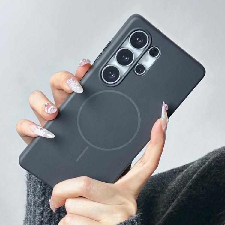 For Samsung Galaxy S24 5G 3-Side Coverage Thin Circle MagSafe Phone Case