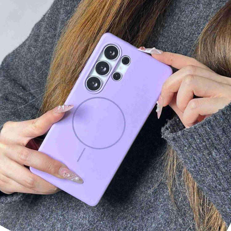 For Samsung Galaxy S24 5G 3-Side Coverage Thin Circle MagSafe Phone Case