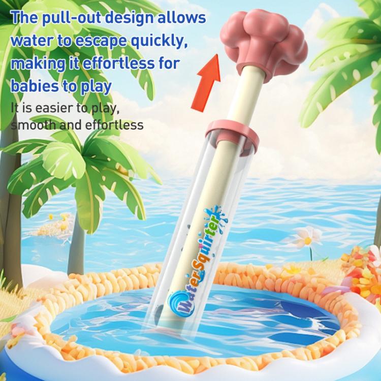 Summer Beach Portable Fireworks Splashing Spray Pull-out Water Gun