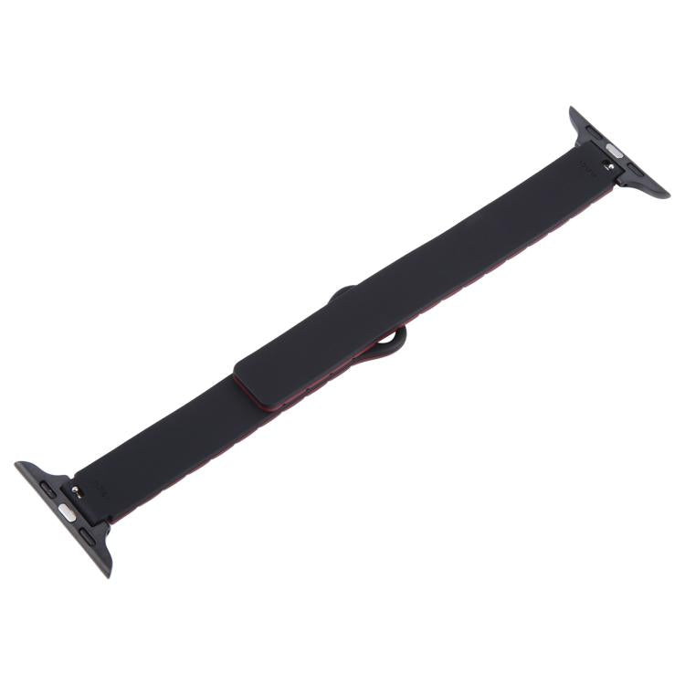 For Apple Watch 42mm / 41mm / 40mm / 38mm Slim I-shaped Magnetic Silicone Watch Band