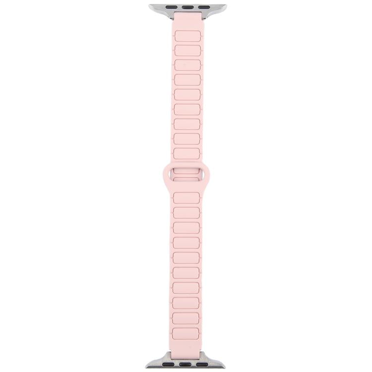 For Apple Watch 42mm / 41mm / 40mm / 38mm Slim I-shaped Magnetic Silicone Watch Band