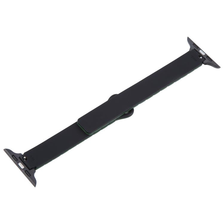 For Apple Watch 46mm / 49mm / 45mm / 44mm Slim I-shaped Magnetic Silicone Watch Band
