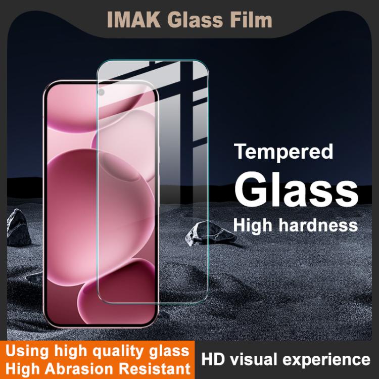 For Google Pixel 10 / 10 Pro imak H Series Tempered Glass Film, Support Fingerprint Unlocking