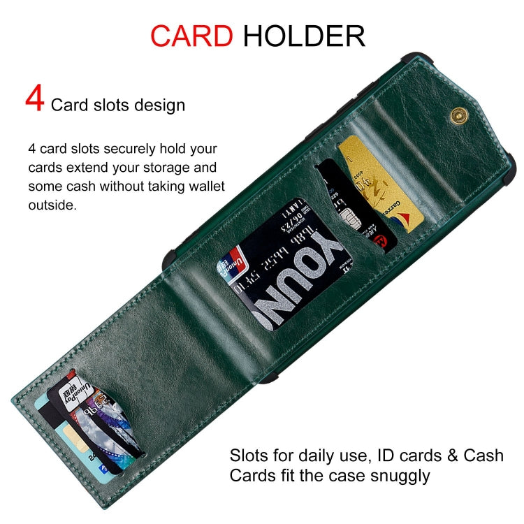 For Samsung Galaxy Note 10 Plus Flip Card Bag Copper Buckle TPU + PU Leather Back Cover Shockproof Case with Card Slots & Photo Frame