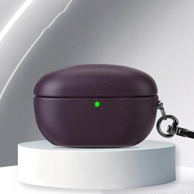 For Sony WF-1000XM5 Oily Leather Split Earphone Case