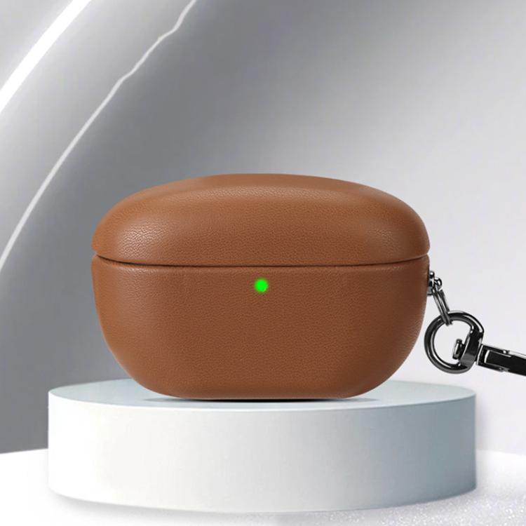 For Sony WF-1000XM5 Oily Leather Split Earphone Case