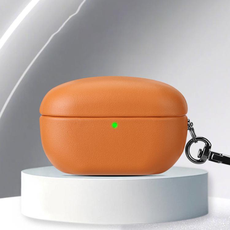 For Sony WF-1000XM5 Oily Leather Split Earphone Case