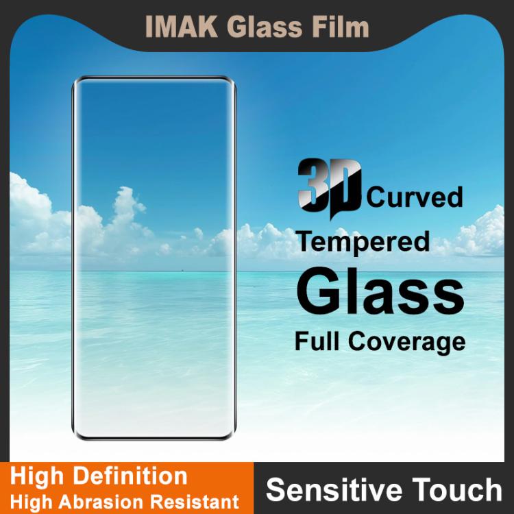 For Motorola Edge 60S / Edge 60 Pro imak 3D Curved Full Screen Tempered Glass Film, Support Fingerprint Unlocking
