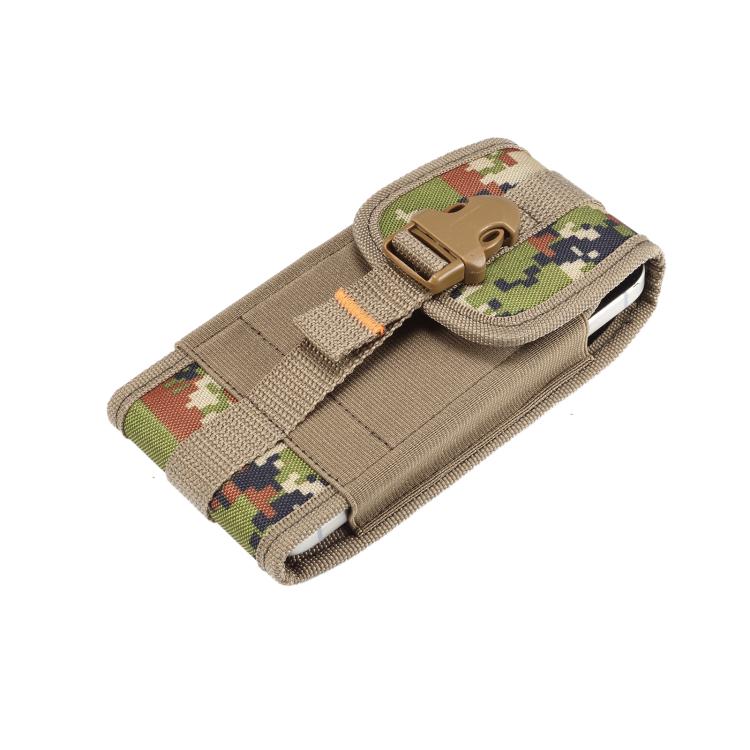 For 6.7-7.2 inch Universal PVC Digital Cloth Mobile Phone Waist Bag