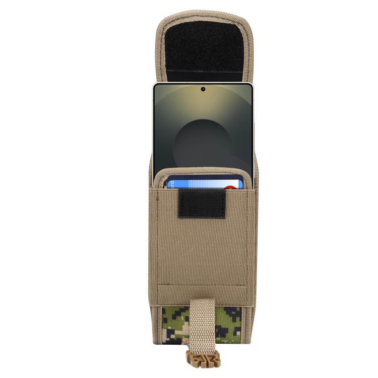 For 6.7-7.2 inch Universal PVC Digital Cloth Mobile Phone Waist Bag