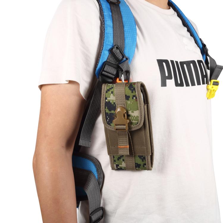 For 6.7-7.2 inch Universal PVC Digital Cloth Mobile Phone Waist Bag