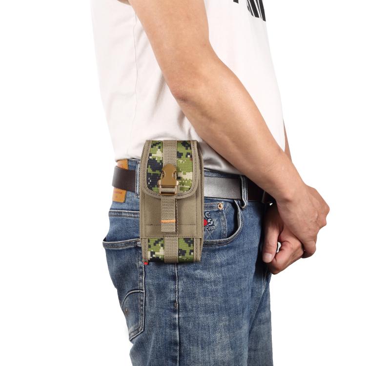For 6.7-7.2 inch Universal PVC Digital Cloth Mobile Phone Waist Bag