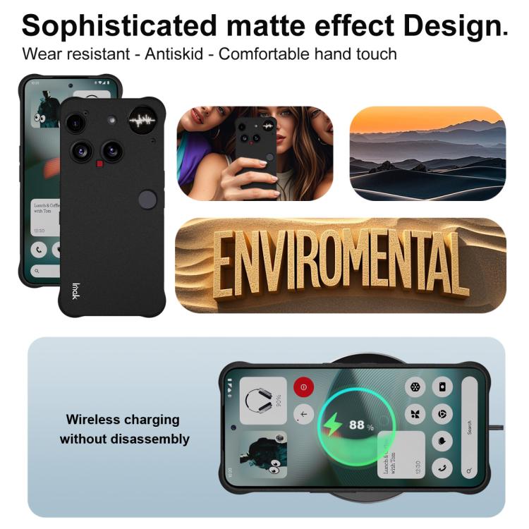 For Nothing Phone 3 imak Shockproof Airbag TPU Phone Case
