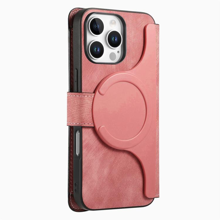 For iPhone 16 Pro Max CaseNeo MagSafe RFID Anti-theft Zipper Wallet Retro Leather Phone Case
