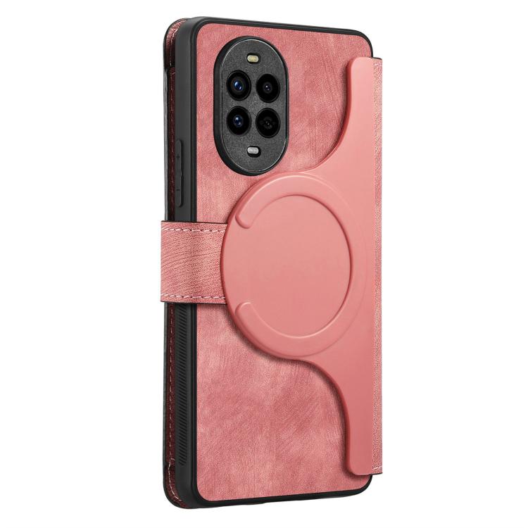 For Huawei nova 13 Pro CaseNeo MagSafe RFID Anti-theft Zipper Wallet Retro Leather Phone Case