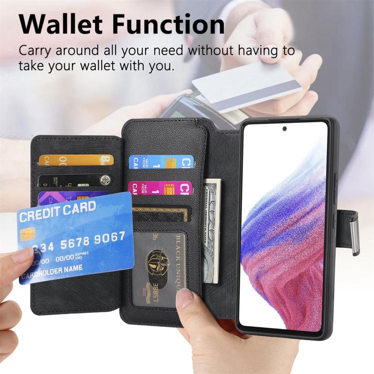 For Huawei nova 13 / 12 CaseNeo MagSafe RFID Anti-theft Zipper Wallet Retro Leather Phone Case