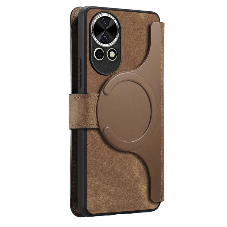 For Huawei nova 13 / 12 CaseNeo MagSafe RFID Anti-theft Zipper Wallet Retro Leather Phone Case