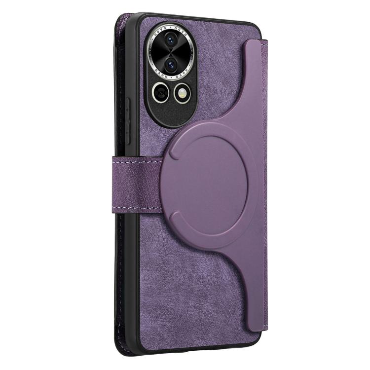 For Huawei nova 13 / 12 CaseNeo MagSafe RFID Anti-theft Zipper Wallet Retro Leather Phone Case