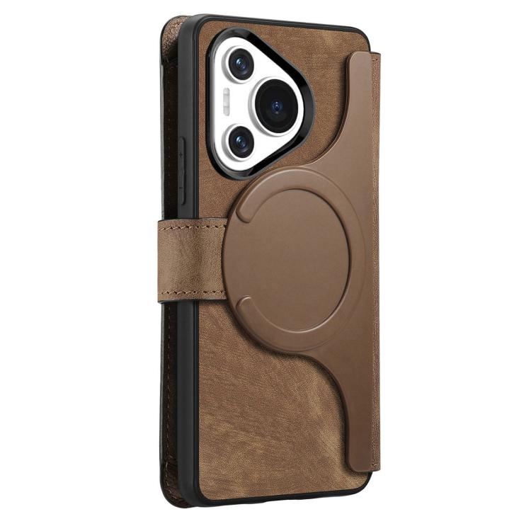 For Huawei Pura 70 Pro / 70 Pro+ CaseNeo MagSafe RFID Anti-theft Zipper Wallet Retro Leather Phone Case