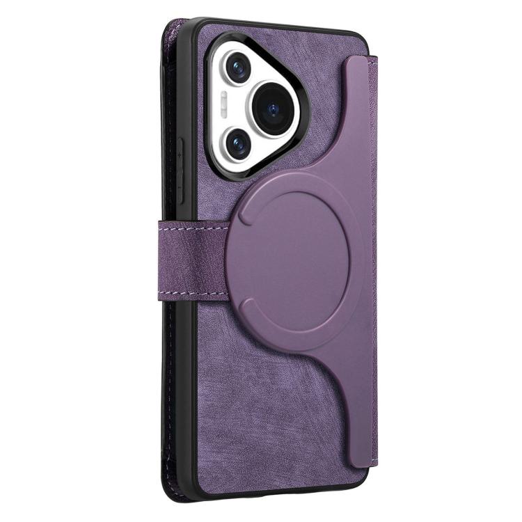 For Huawei Pura 70 Pro / 70 Pro+ CaseNeo MagSafe RFID Anti-theft Zipper Wallet Retro Leather Phone Case
