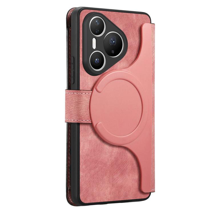 For Huawei Pura 80 Ultra 5G CaseNeo MagSafe RFID Anti-theft Zipper Wallet Retro Leather Phone Case