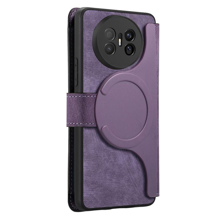 For Huawei Mate 70 Air 5G CaseNeo MagSafe RFID Anti-theft Zipper Wallet Retro Leather Phone Case