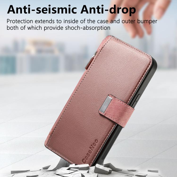 For Honor 90 Lite CaseNeo MagSafe RFID Anti-theft Zipper Wallet Retro Leather Phone Case